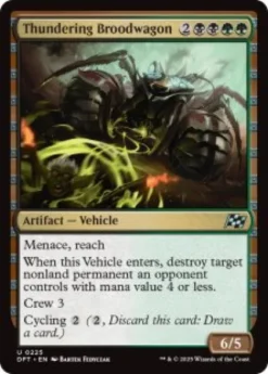 Thundering Broodwagon (foil) - Aetherdrift