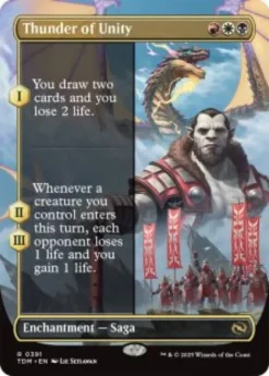 Thunder of Unity (foil) (borderless) - Tarkir: Dragonstorm Varianten
