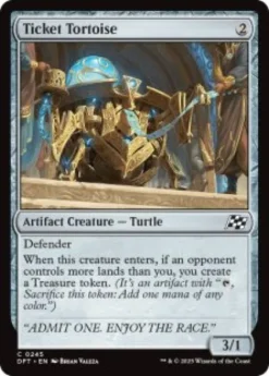 Ticket Tortoise (foil) - Aetherdrift