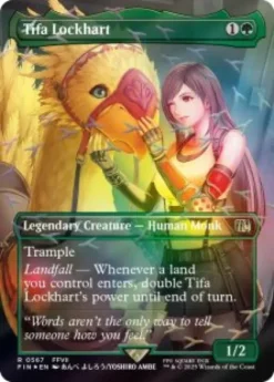 Tifa Lockhart (#567) (foil) (borderless) - Final Fantasy Varianten