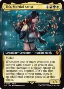 Tifa, Martial Artist (#188) (extended art) - Final Fantasy Commander Varianten