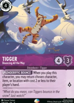 Tigger, Bouncing All the Way (foil) (borderless) - Winterspell