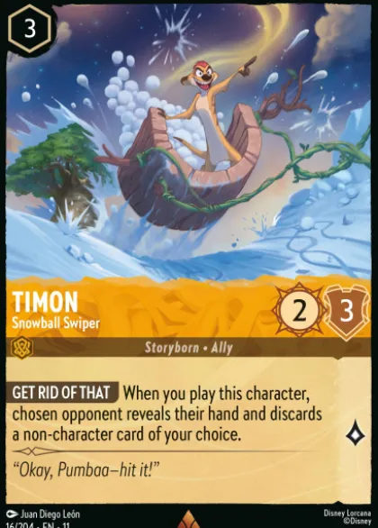 Timon, Snowball Swiper (foil) - Winterspell
