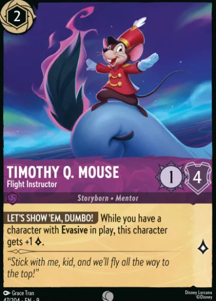 Timothy Q. Mouse, Flight Instructor (foil) - Fabled