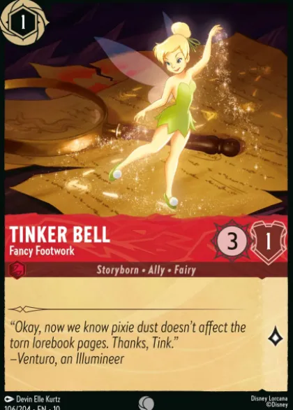 Tinker Bell, Fancy Footwork (foil) - Whispers