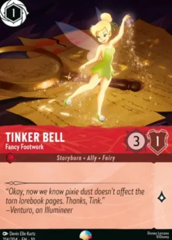 Tinker Bell, Fancy Footwork (foil) (borderless) - Whispers in the Well