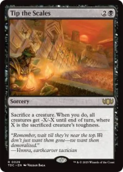 Tip the Scales - Tarkir: Dragonstorm Commander