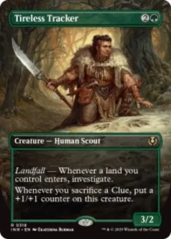 Tireless Tracker (borderless) - Innistrad Remastered Varianten