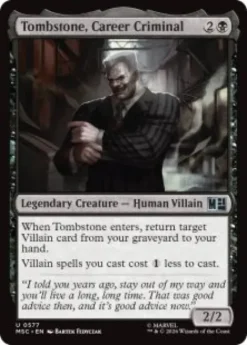 Tombstone, Career Criminal (#577) - Marvel Super Heroes Commander
