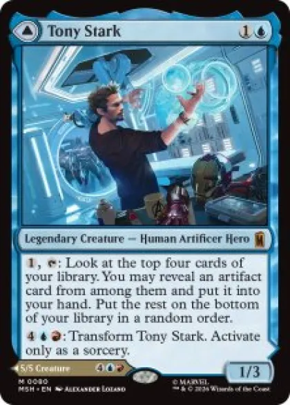 Tony Stark (foil) - Marvel Super Heroes