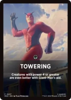 Towering front card - Marvel Super Heroes Commander