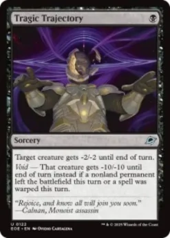 Tragic Trajectory (foil) - Edge of Eternities