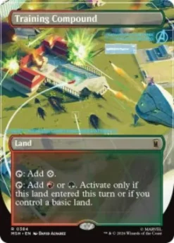 Training Compound (foil) (borderless) - Marvel Super Heroes Varianten