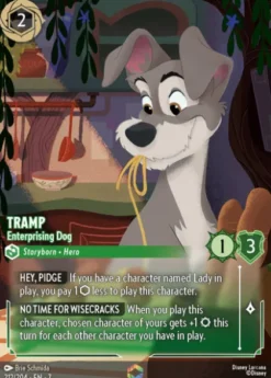 Tramp, Enterprising Dog (foil) (borderless) - Archazia’s Island