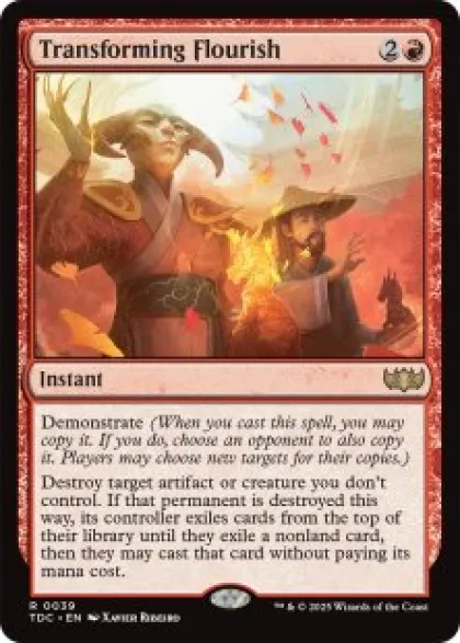 Transforming Flourish - Tarkir: Dragonstorm Commander