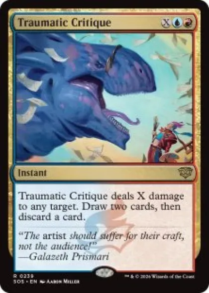 Traumatic Critique (foil) - Secrets of Strixhaven
