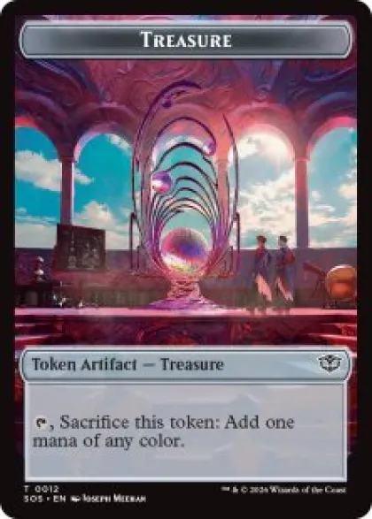 Treasure Token (foil) - Secrets of Strixhaven
