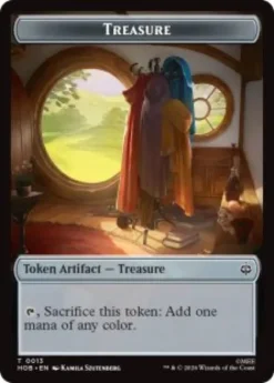 Treasure token (#13) (foil) - The Hobbit