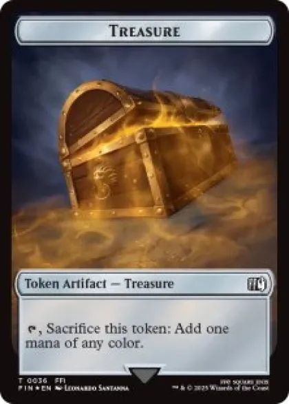 Treasure token (surge foil) - Final Fantasy