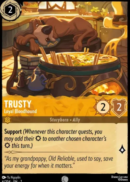 Trusty, Loyal Bloodhound (foil) - Archazia's island