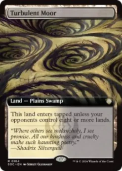 Turbulent Moor (extended art) - Secrets of Strixhaven Commander Varianten