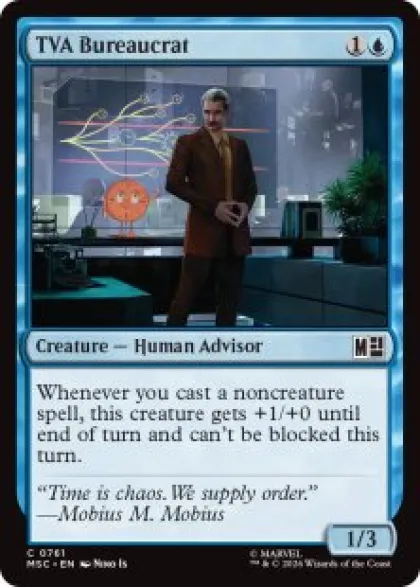 TVA Bureaucrat (foil) - Marvel Super Heroes Commander