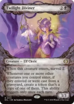 Twilight Diviner (foil) (showcase) - Lorwyn Eclipsed Varianten
