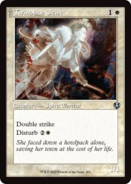 Twinblade Geist (foil) (showcase) - Innistrad Remastered Varianten