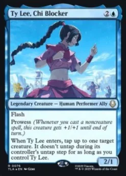 Ty Lee, Chi Blocker (foil) - Avatar: The Last Airbender Prerelease Promo's