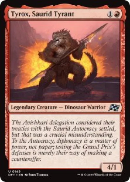 Tyrox, Saurid Tyrant - Aetherdrift