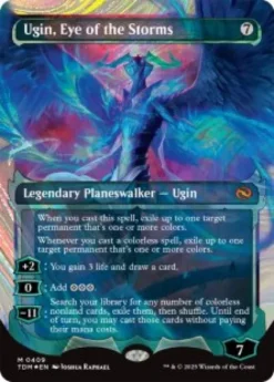 Ugin, Eye of the Storms (#409) (halo foil) (showcase) - Tarkir: Dragonstorm Varianten