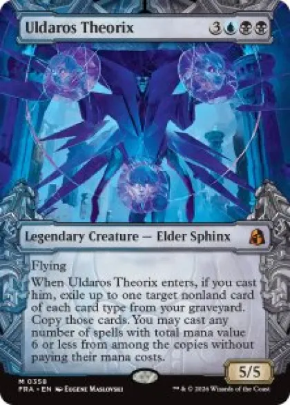 Uldaros Theorix (#358) (foil) (showcase) - Reality Fracture Varianten