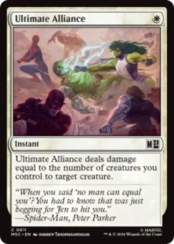 Ultimate Alliance (foil) - Marvel Super Heroes Commander