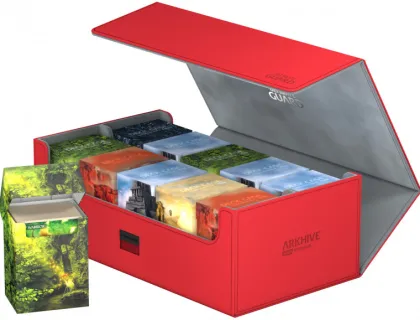 Ultimate Guard ArkHive Flip Case 800+ Red