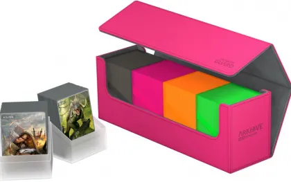 Ultimate Guard ArkHive Flip Case 400+ Pink