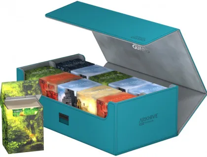 Ultimate Guard ArkHive Flip Case 800+ Petrol Blue