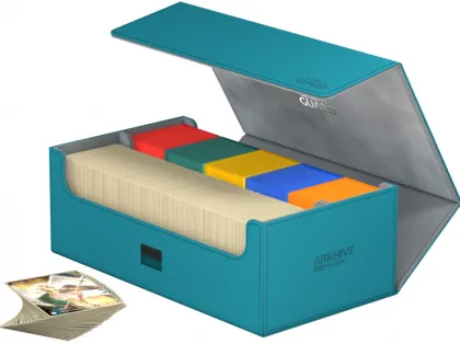 Ultimate Guard ArkHive Flip Case 800+ Petrol Blue