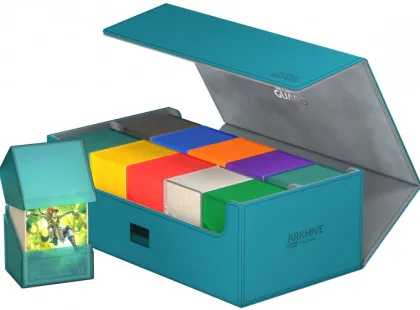 Ultimate Guard ArkHive Flip Case 800+ Petrol Blue