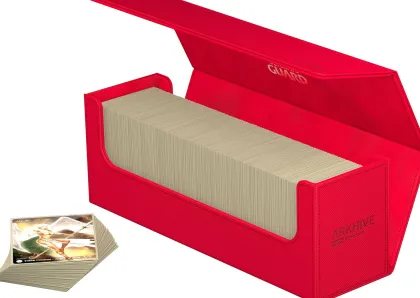Ultimate Guard ArkHive 400+ XenoSkin Monocolor Red