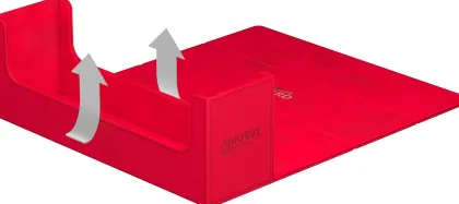 Ultimate Guard ArkHive 400+ XenoSkin Monocolor Red