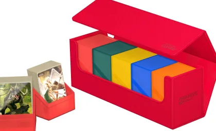 Ultimate Guard ArkHive 400+ XenoSkin Monocolor Red