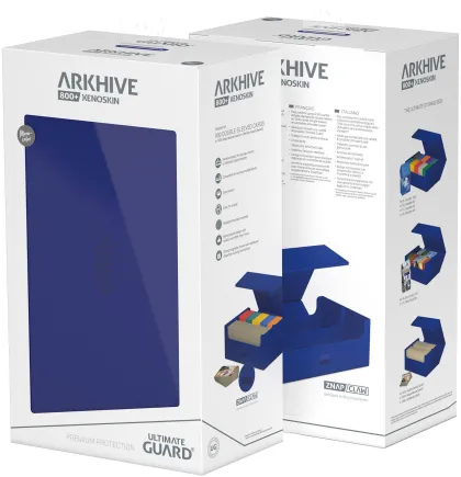 Ultimate Guard ArkHive 800+ XenoSkin Monocolor Blue