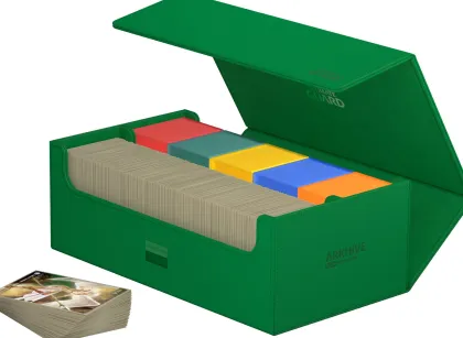 Ultimate Guard ArkHive 800+ XenoSkin Monocolor Green