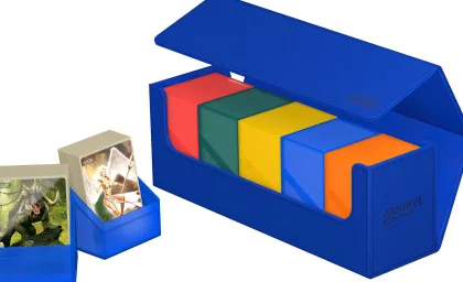 Ultimate Guard ArkHive 400+ XenoSkin Monocolor Blue