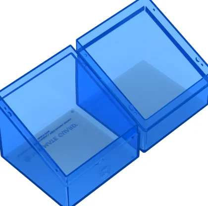 Ultimate Guard - Boulder Deck Case 100+ Clear: Sapphire