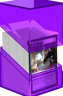 Ultimate Guard - Boulder Deck Case 100+ Clear: Amethyst