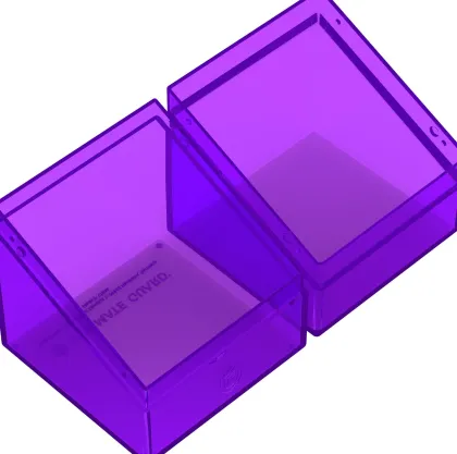 Ultimate Guard - Boulder Deck Case 100+ Clear: Amethyst