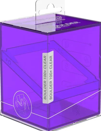 Ultimate Guard - Boulder Deck Case 100+ Clear: Amethyst