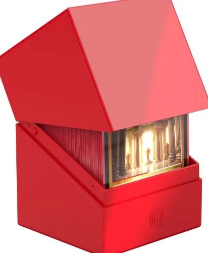 Ultimate Guard - Boulder Deck Case 100+ Solid: Red