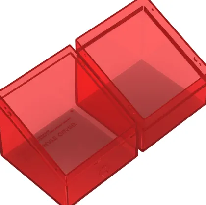 Ultimate Guard - Boulder Deck Case 100+ Clear: Ruby